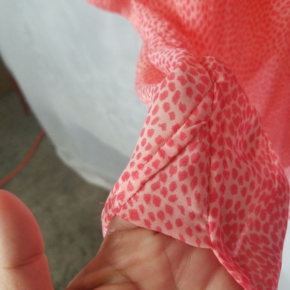 APT 9 pink sheer two-piece blouse set - Picture 7 of 8